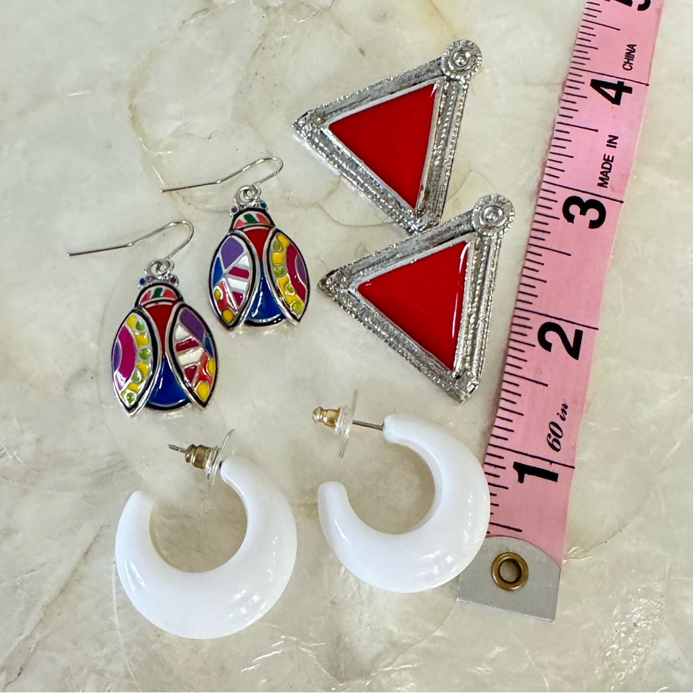 Vintage Abstract Earring Bundle - Picture 3 of 5